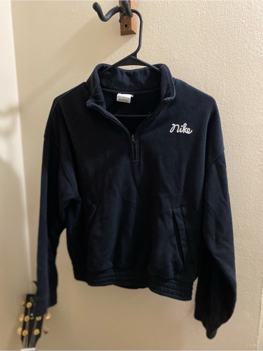 Nike Black Half-Zip Fleece Pullover